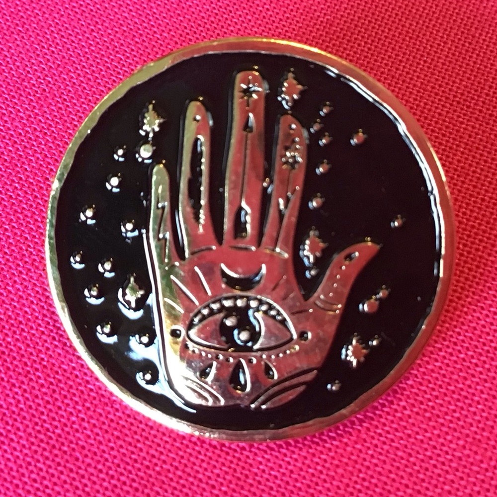 Palmistry Enamel Pin